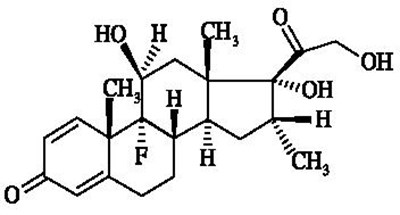 Image Of Chemical Structure Dexamethasone (Chemical Structure 2)